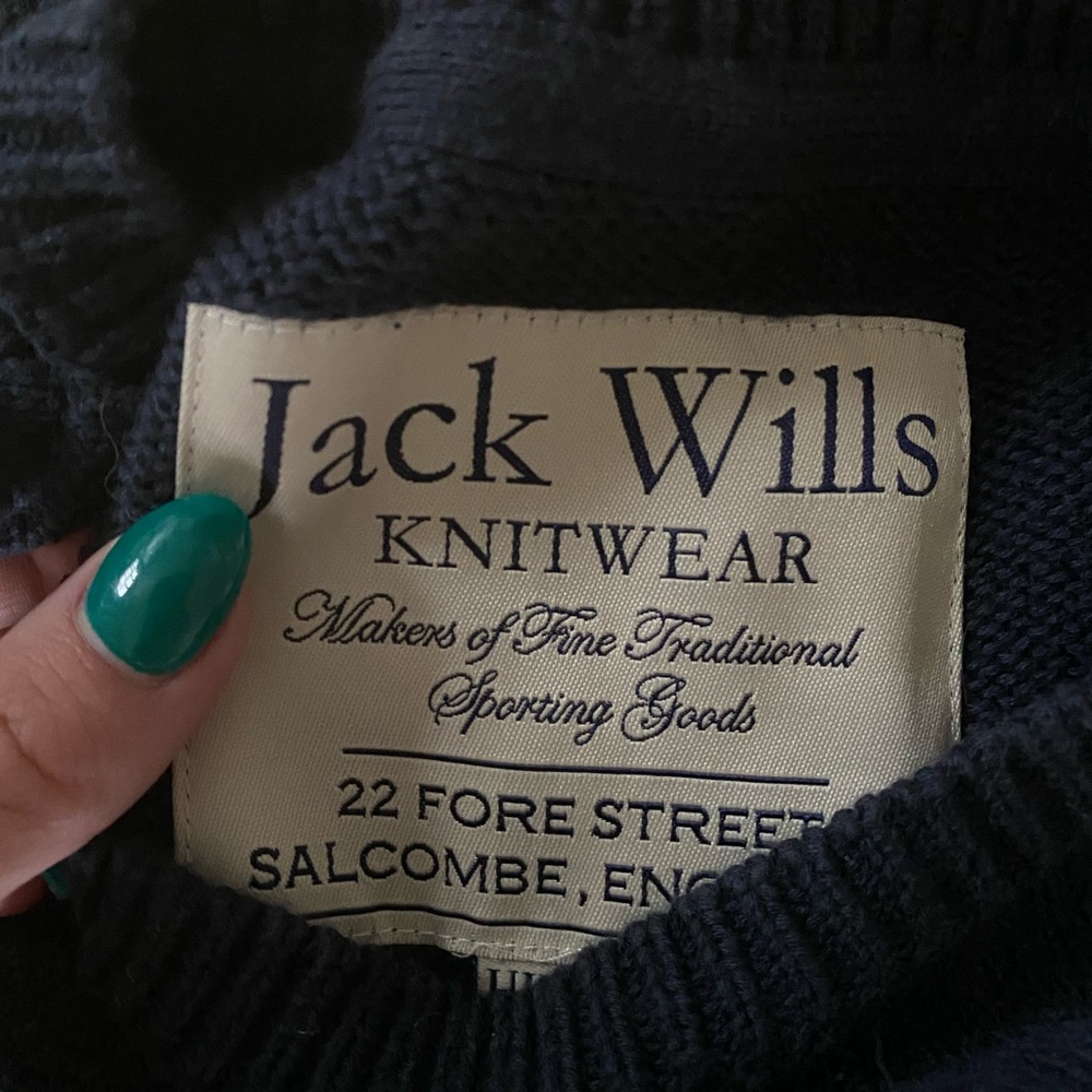 Jack Wills Knitwear Polka Dot Navy